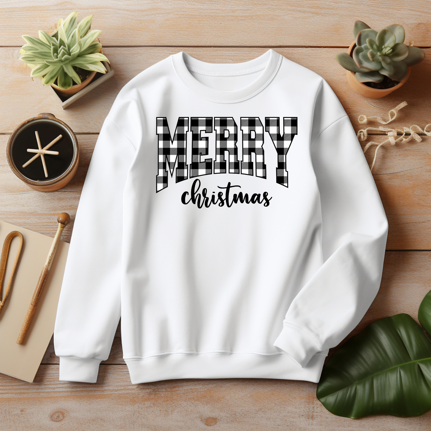 Merry Christmas Santa Retro Christmas Sweatshirt – Perfect Holiday Gift for Christmas