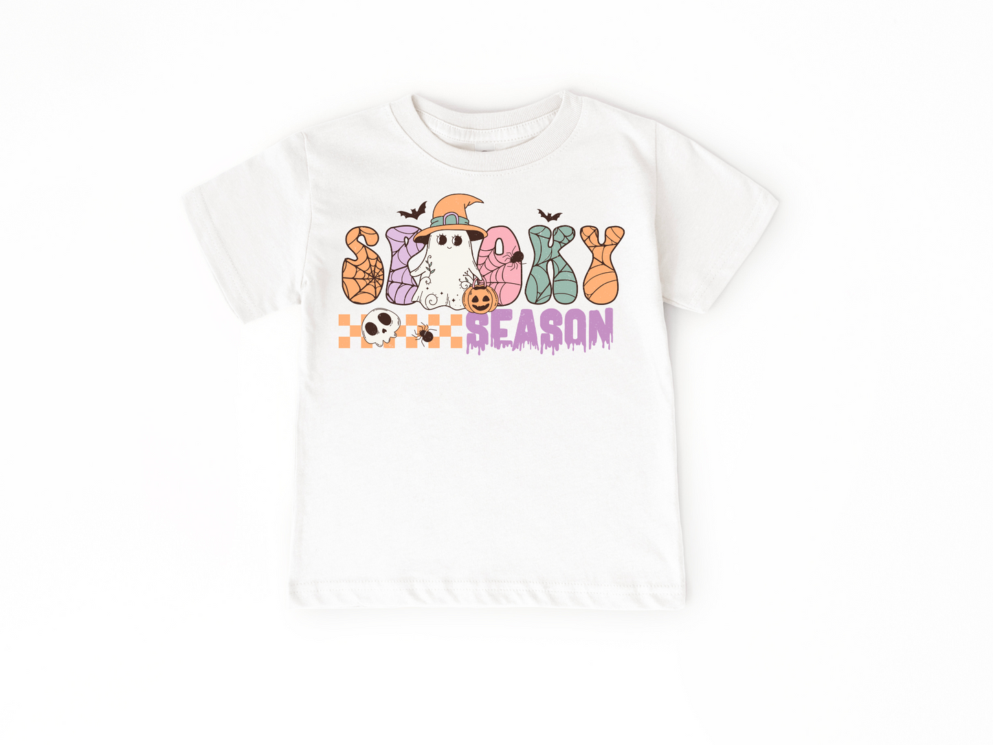 Spooky Season Retro Halloween Kids Shirt, Vintage Halloween Toddler T-Shirt