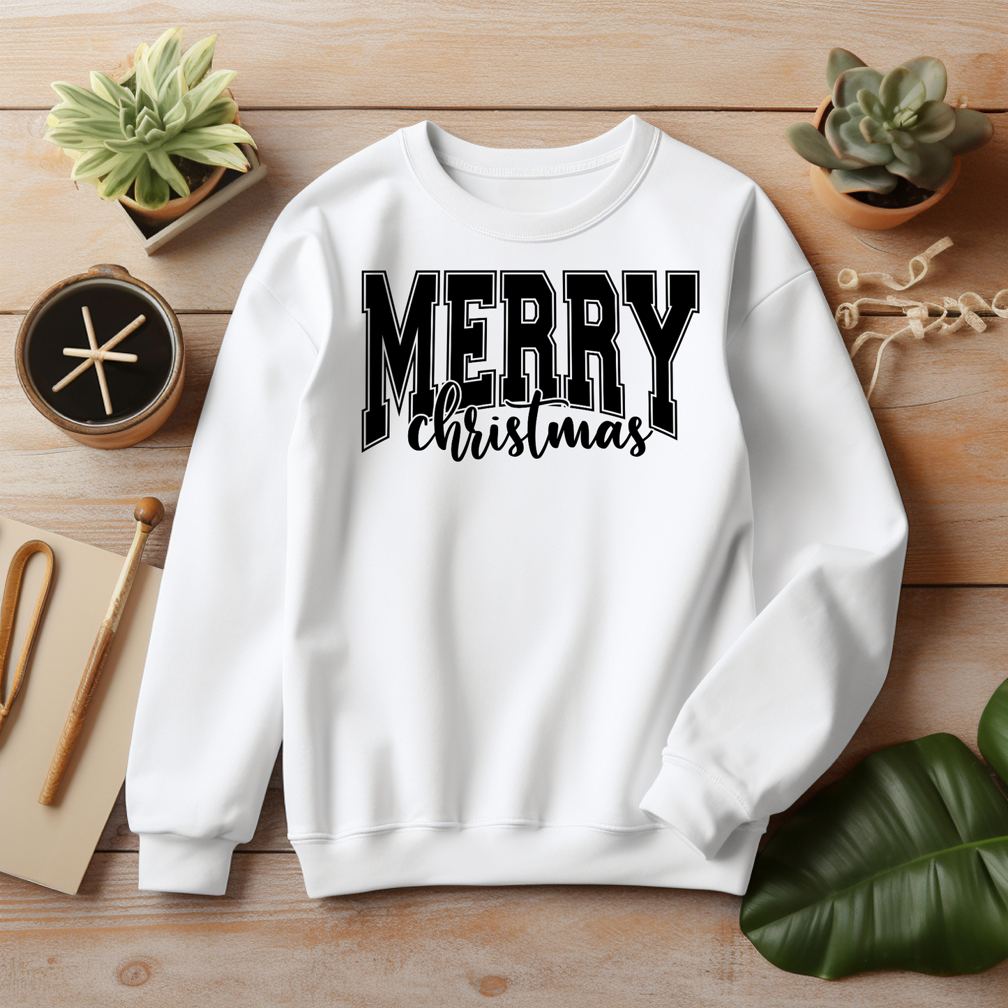 Merry Christmas Sweatshirt – Cozy Christmas Vibes Gift – Holiday Season Graphic Sweatshirt – Festive Winter Apparel (Copy)