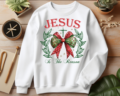 Jesus is the reason For the season Sweatshirt – Christmas Vibes Gift