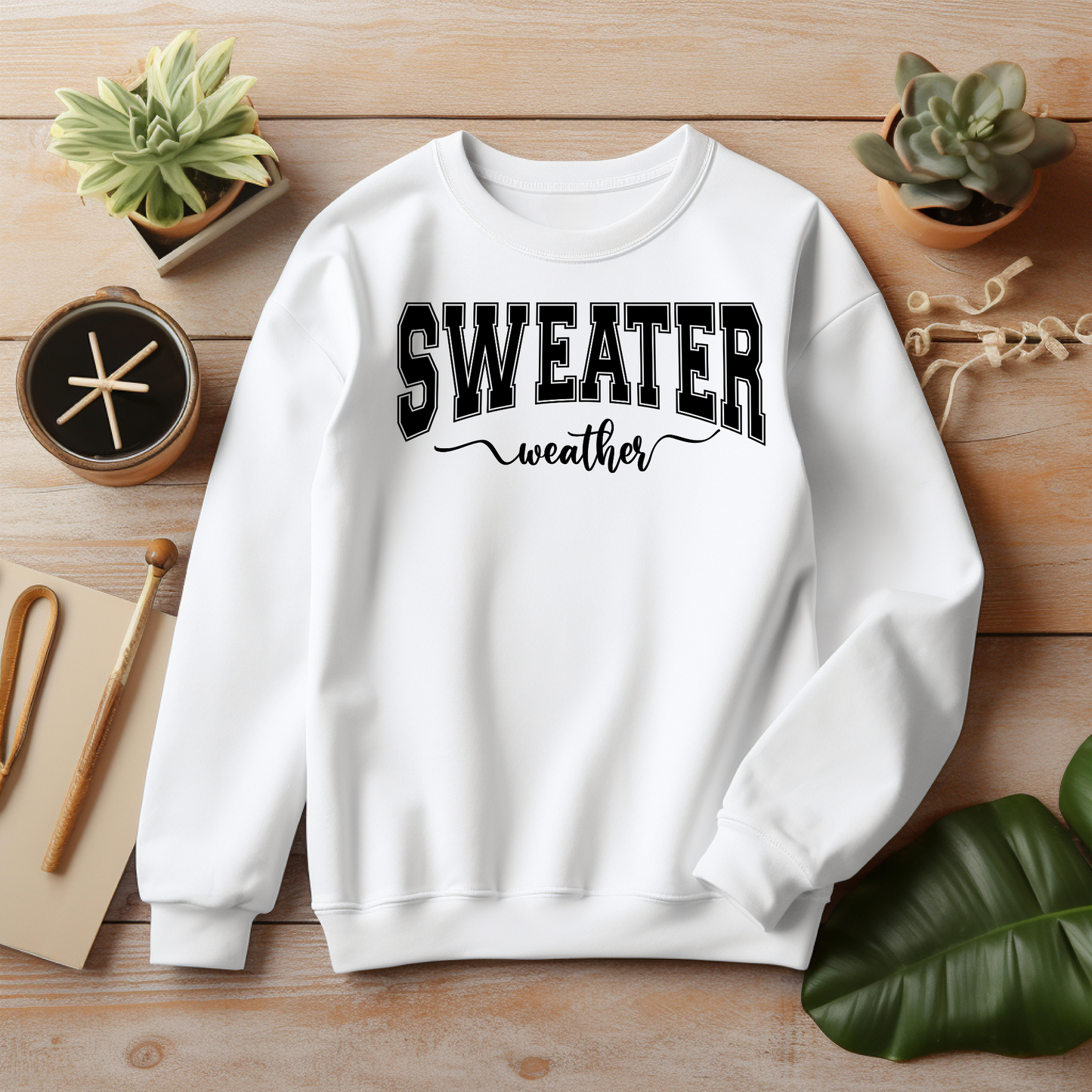 Sweater Weather, Christmas Sweatshirt – Christmas Vibes Gift