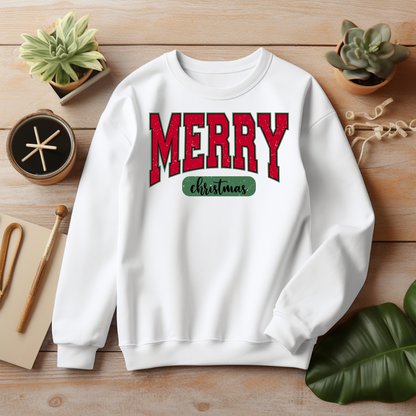 Merry Christmas Santa Retro Christmas Sweatshirt – Perfect Holiday Gift for Christmas