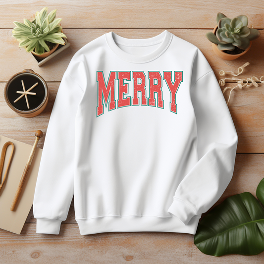 Merry Christmas Sweatshirt – Christmas Vibes Gift