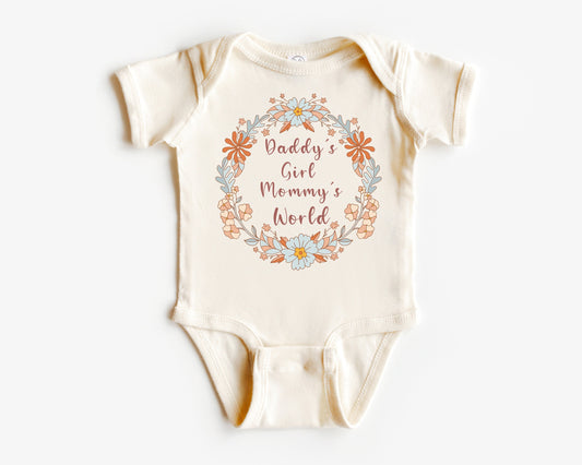 Daddy's Girl Mommy's World Onesie®