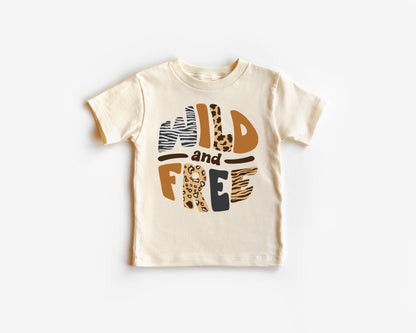 Wild And Free Safari Theme T Shirt