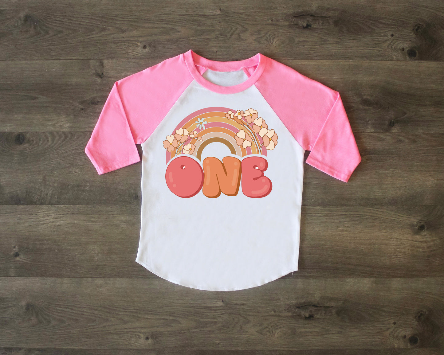 Rainbow One Birthday Shirt