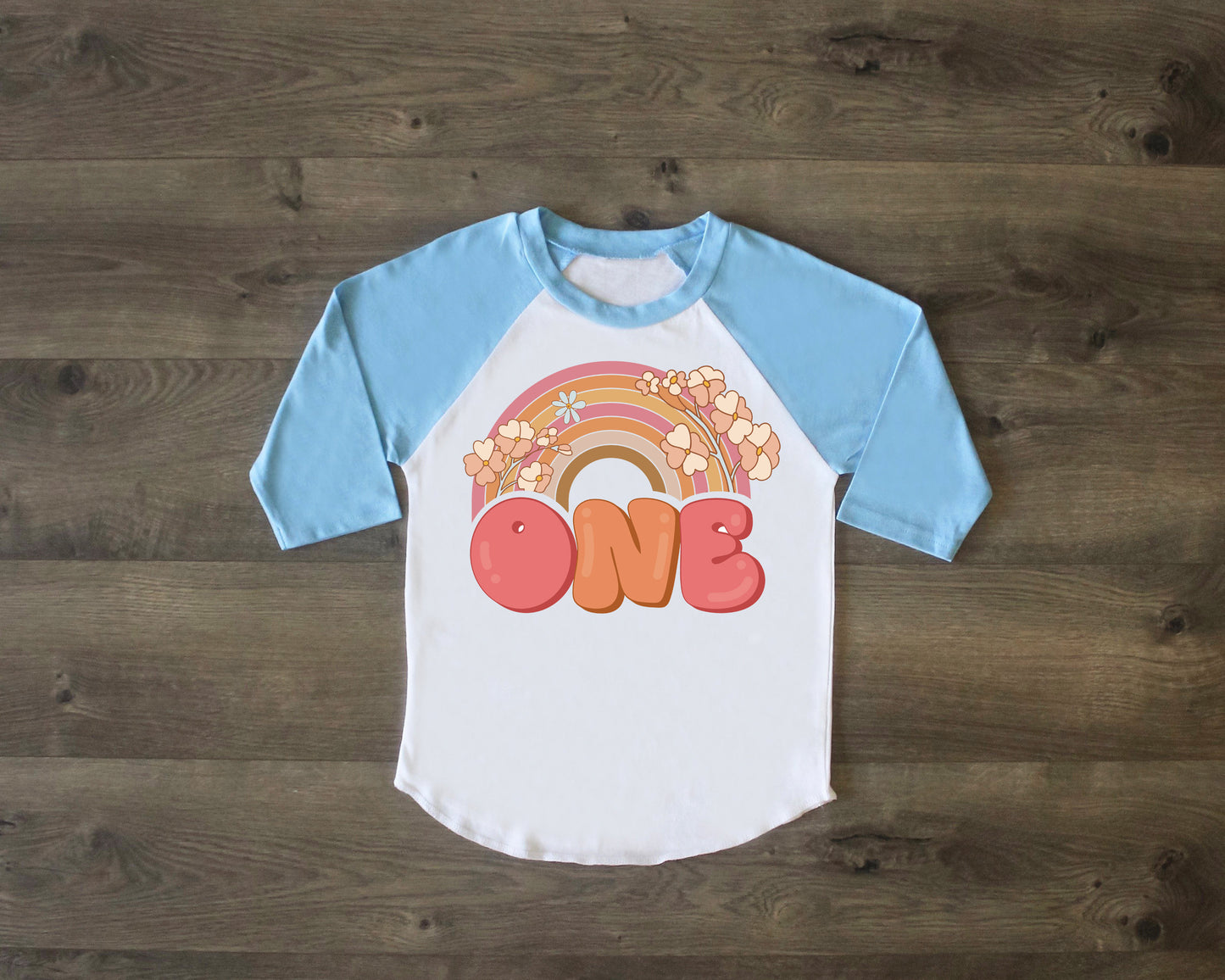 Rainbow One Birthday Shirt