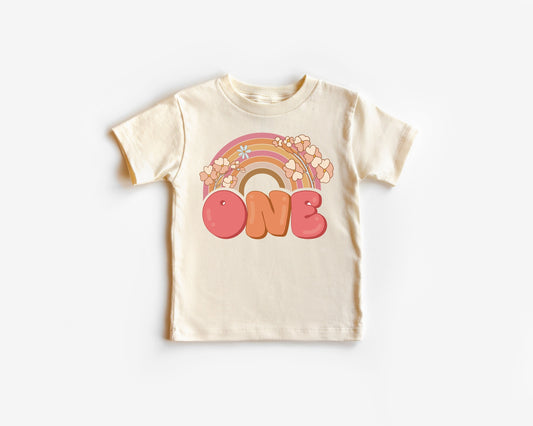 Rainbow One Birthday Shirt