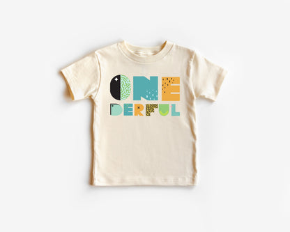 One-derful Birthday Shirt, Personalized 1st Birthday T-Shirt