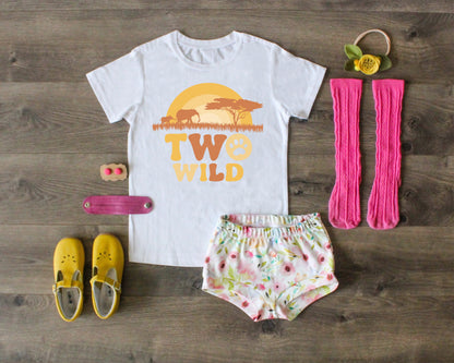 Two Wild Safari Birthday Shirt