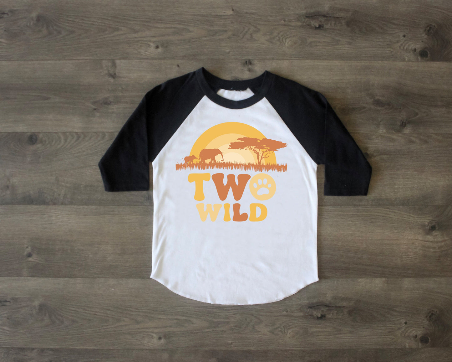 Two Wild Safari Birthday Shirt