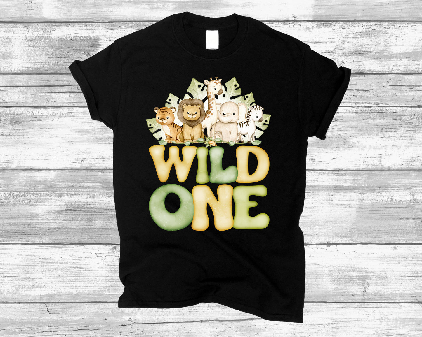 Wild One Safari Birthday Shirt