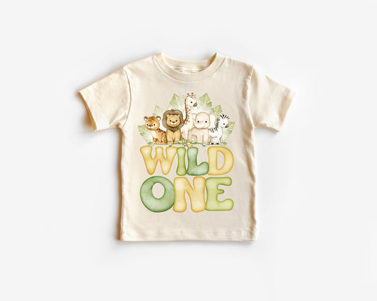 Wild One Safari Birthday Shirt