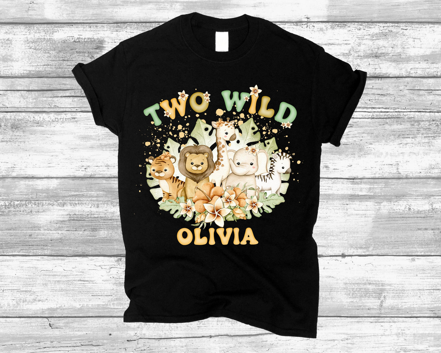 Safari Two Wild Birthday Shirt