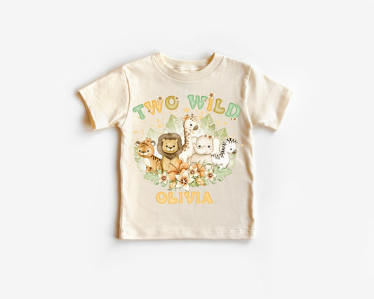 Safari Two Wild Birthday Shirt