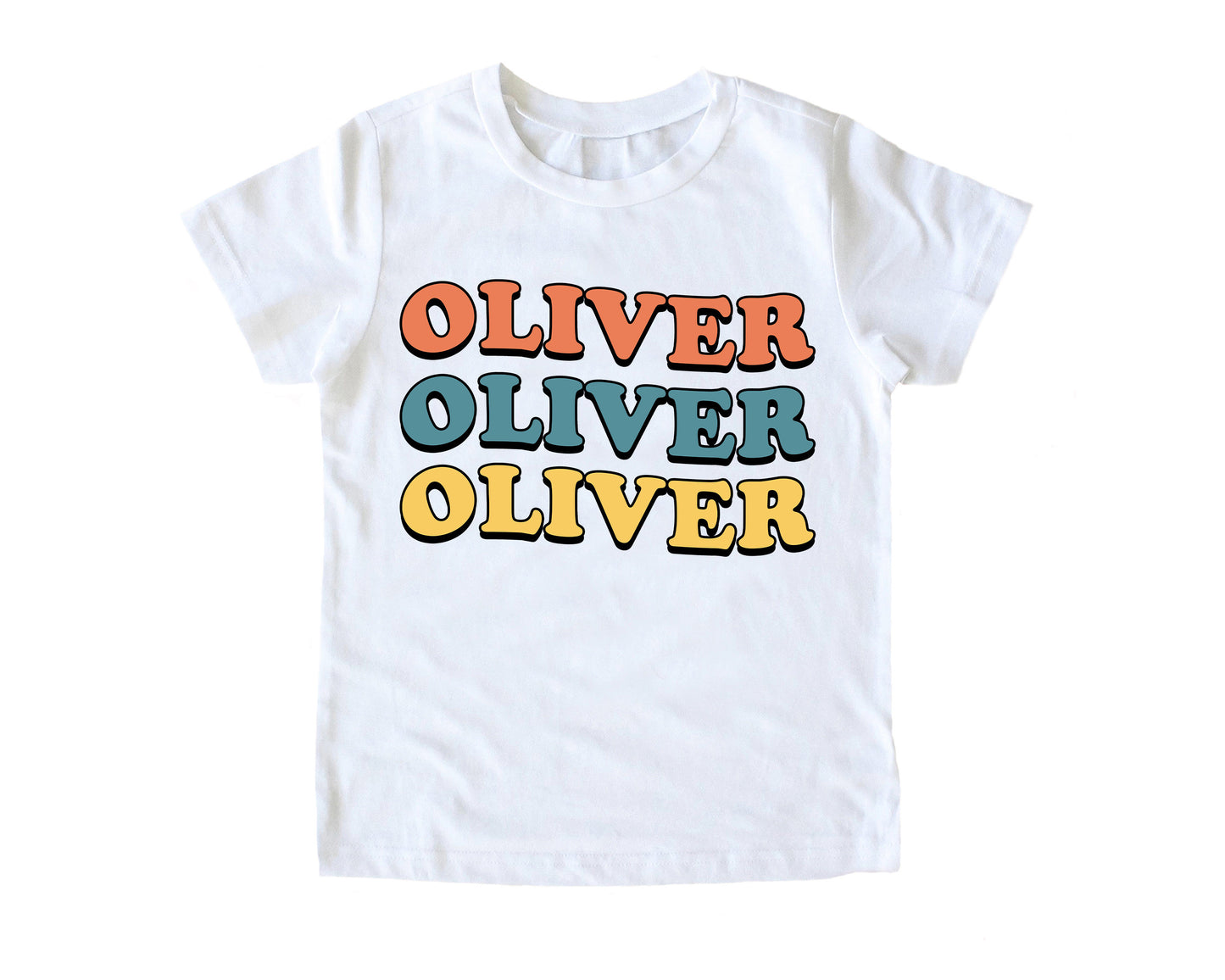 Named Retro Onesie® Custom Personalized Shirt