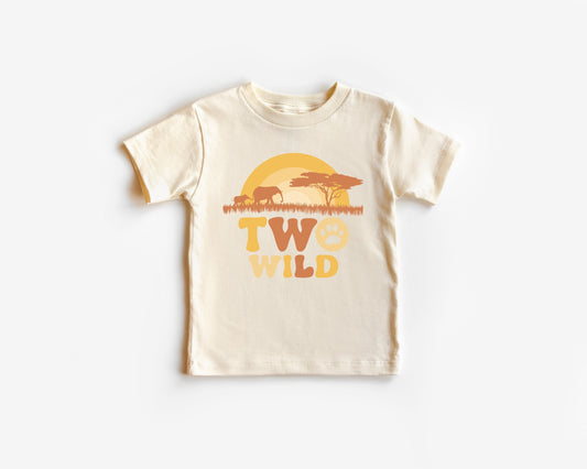 Two Wild Safari Birthday Shirt