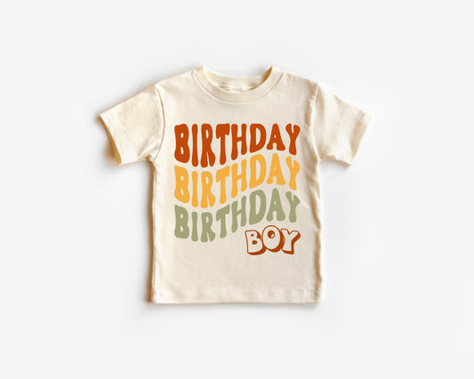 Birthday Boy Shirt, Retro Birthday Boy T Shirt