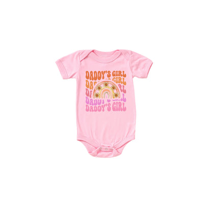 Daddy's Girl Onesie®, Rainbow Waved Daddy's Girl Onesie®