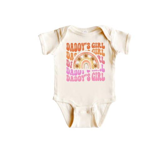 Daddy's Girl Onesie®, Rainbow Waved Daddy's Girl Onesie®