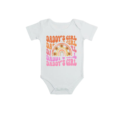 Daddy's Girl Onesie®, Rainbow Waved Daddy's Girl Onesie®