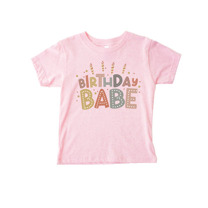 Birthday Babe T-Shirt, Girls Birthday Top