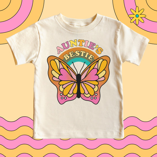 Auntie's Bestie T-Shirt, Auntie's Bestie Butterfly Onesie®