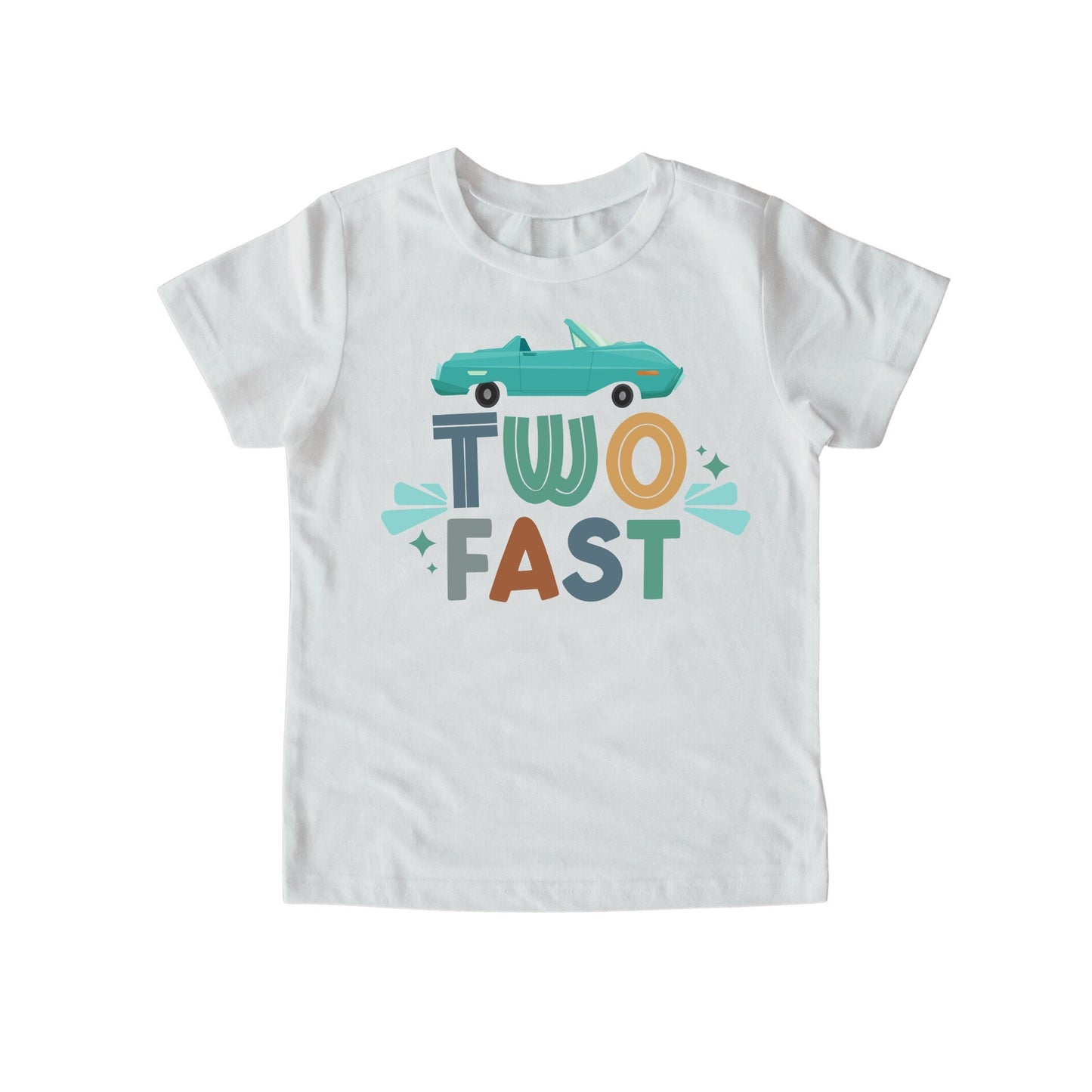 Two Fast T-Shirt, Two Fast Boys Birthday Shirt