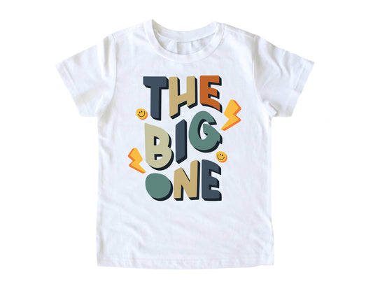 The Big One Birthday Shirt, Boys Birthday Top