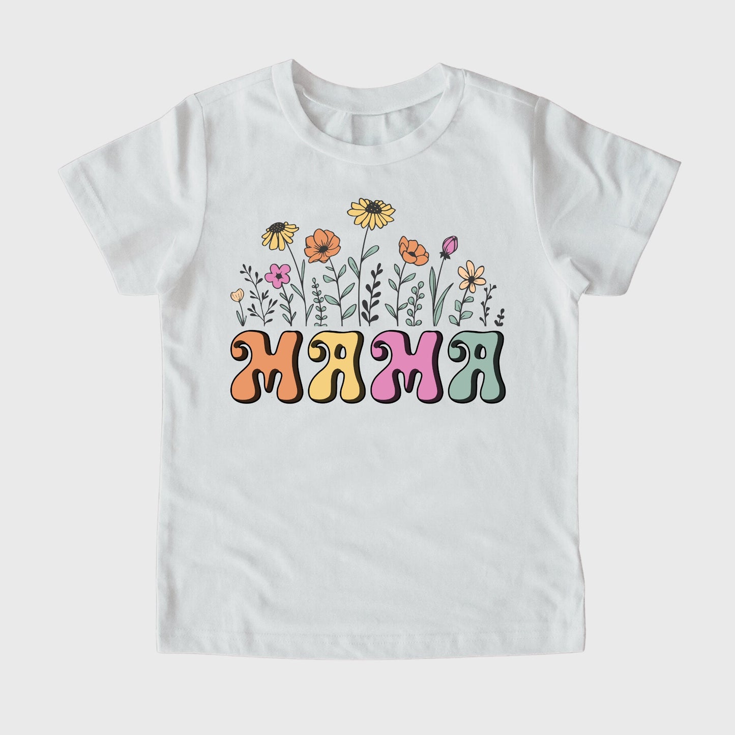 Mama Retro Shirt, Mother Day Gift T Shirt