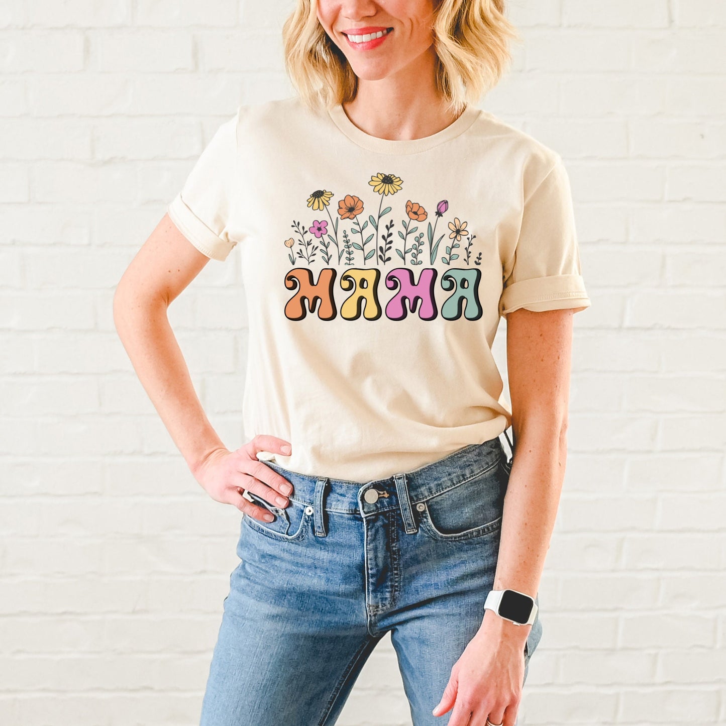 Mama Retro Shirt, Mother Day Gift T Shirt