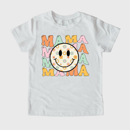 Mama Smiley Face Retro Shirt, Mother's Day Gift T-Shirt