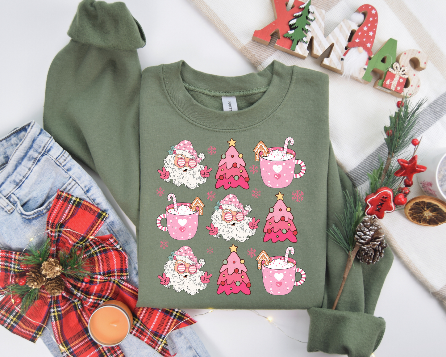 Christmas Sweatshirt – Christmas Vibes Gift