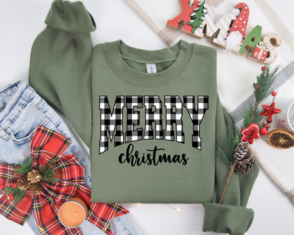 Merry Christmas Santa Retro Christmas Sweatshirt – Perfect Holiday Gift for Christmas