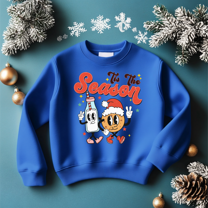 Tis The Season Christmas Sweatshirt Toddler