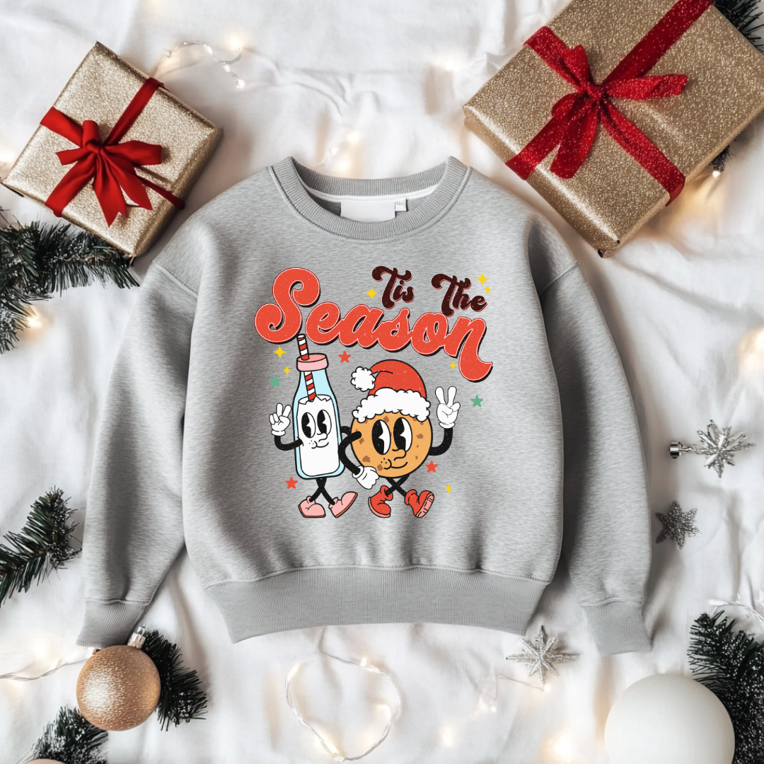 Tis The Season Christmas Sweatshirt Toddler