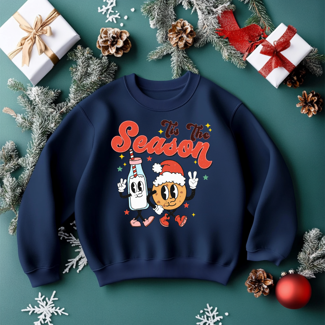 Tis The Season Christmas Sweatshirt Toddler